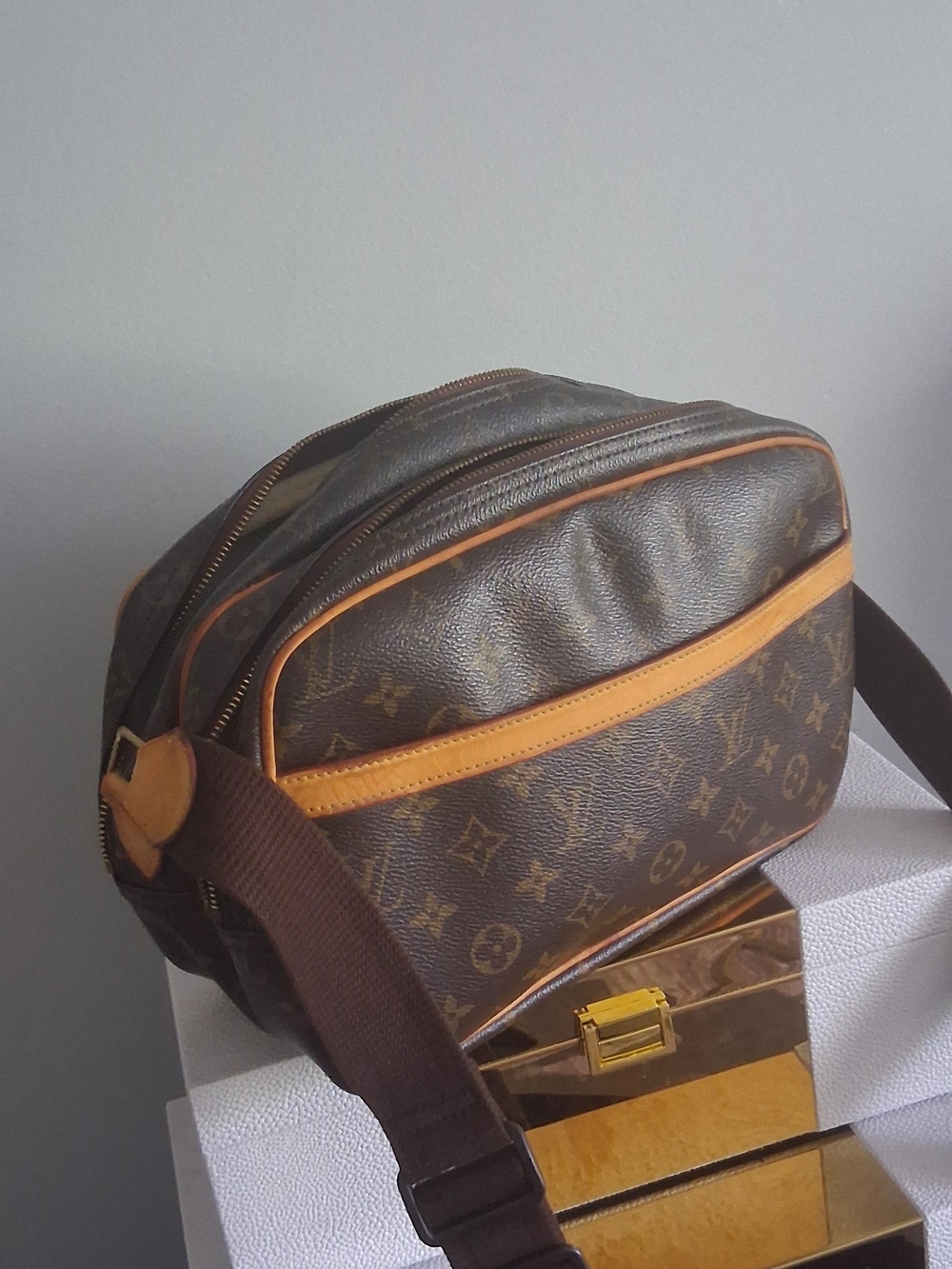 💯Authentic Louis Vuitton Brown Monogram Canvas Men’s Or WOMEN Travel Bag